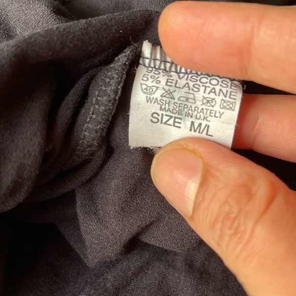 (Buy 3 for 500) Black tie up top for Women - Picture 5 of 7